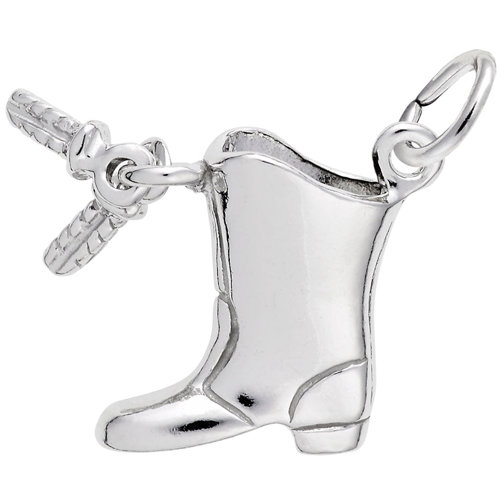 Drill Team Boot Charm - Unique Dance Jewelry for Performers 3879
