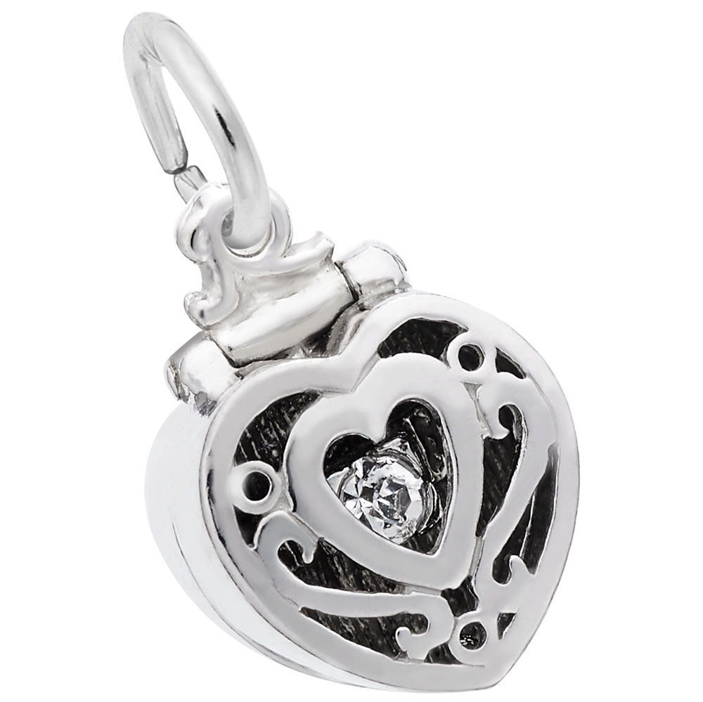 Heart Engagement Ring Box Charm for Wedding Keepsakes & Gifts 3887