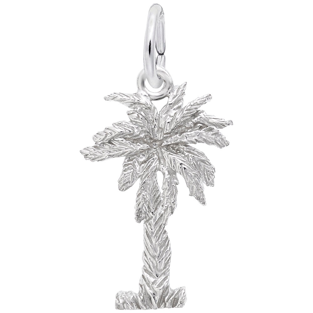 Palmetto Tree Charm - Nautical Jewelry for Beach Lovers 3913