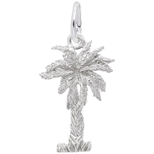 Palmetto Tree Charm - Nautical Jewelry for Beach Lovers 3913