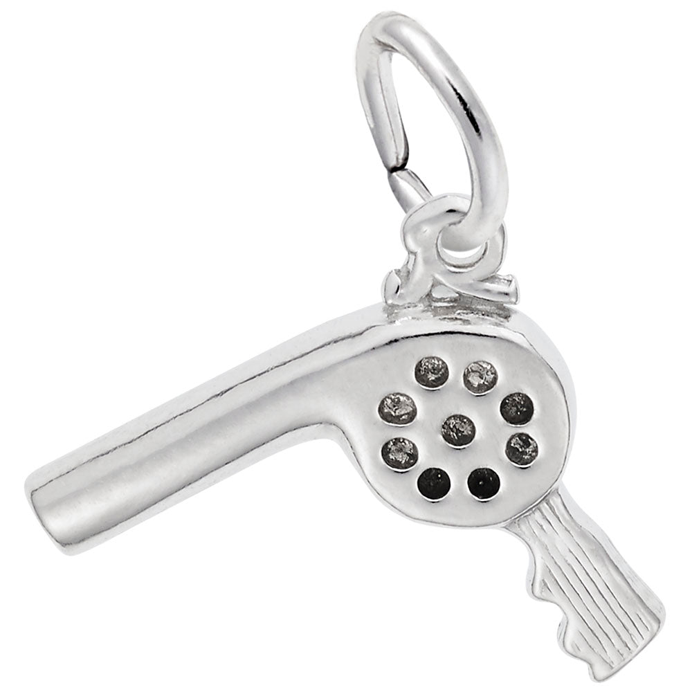 Stylish Hair Dryer Charm for Home & Garden Fashion Jewelry 3927