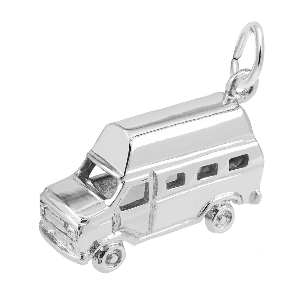 New Van Charm for Bracelets - Unique Transportation Jewelry 3930