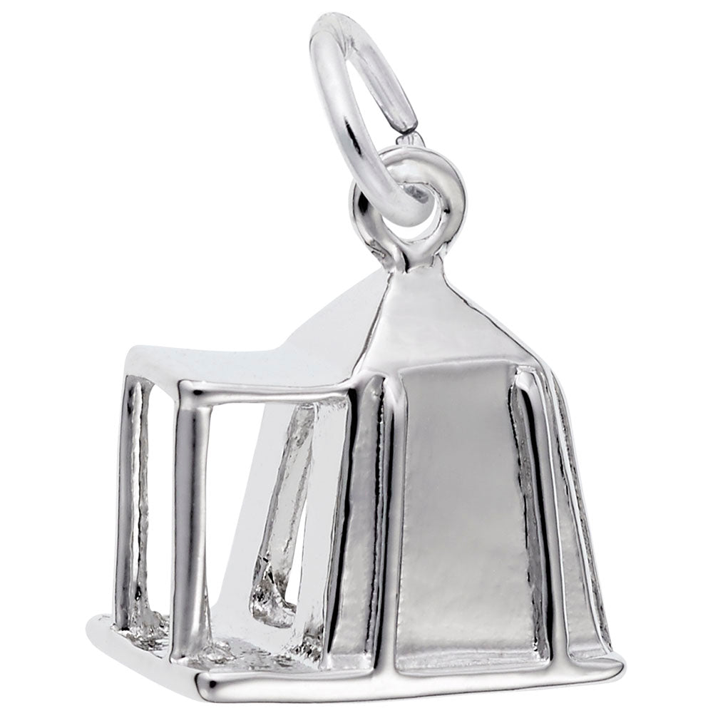 Camping Tent Charm for Travel Lovers - Adventure Jewelry Accessory 3933