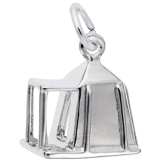 Camping Tent Charm for Travel Lovers - Adventure Jewelry Accessory 3933