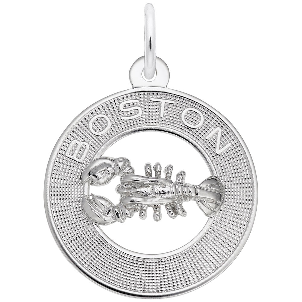Boston Lobster Ring Charm - Nautical Sea Life Jewelry Accessory 3936