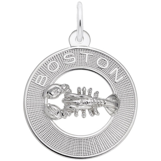 Boston Lobster Ring Charm - Nautical Sea Life Jewelry Accessory 3936