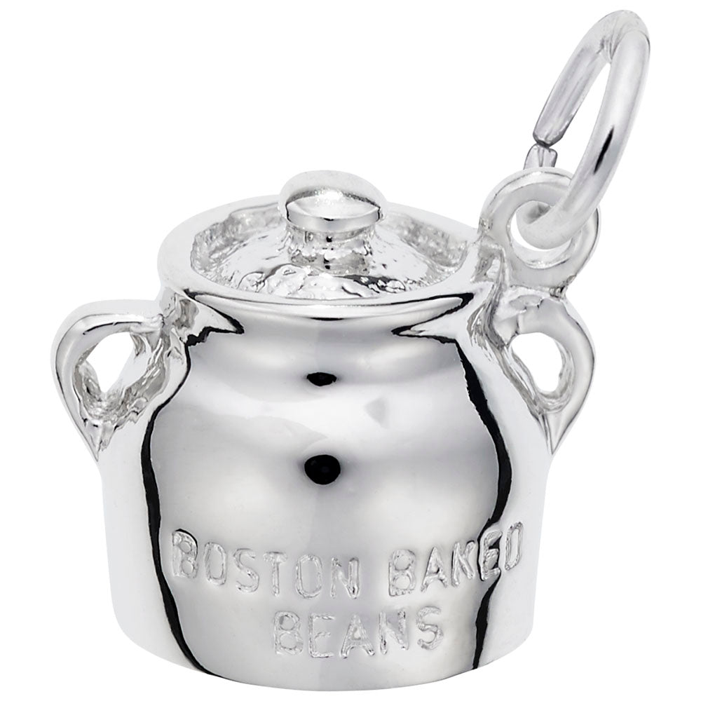 Boston Baked Beans Charm - Unique Travel Souvenir Jewelry 3950