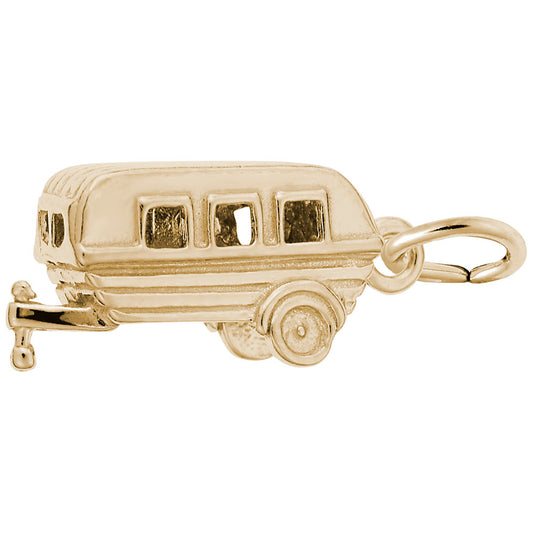 Camping Trailer Charm for Travel Lovers - Adventure Jewelry Gift 3956