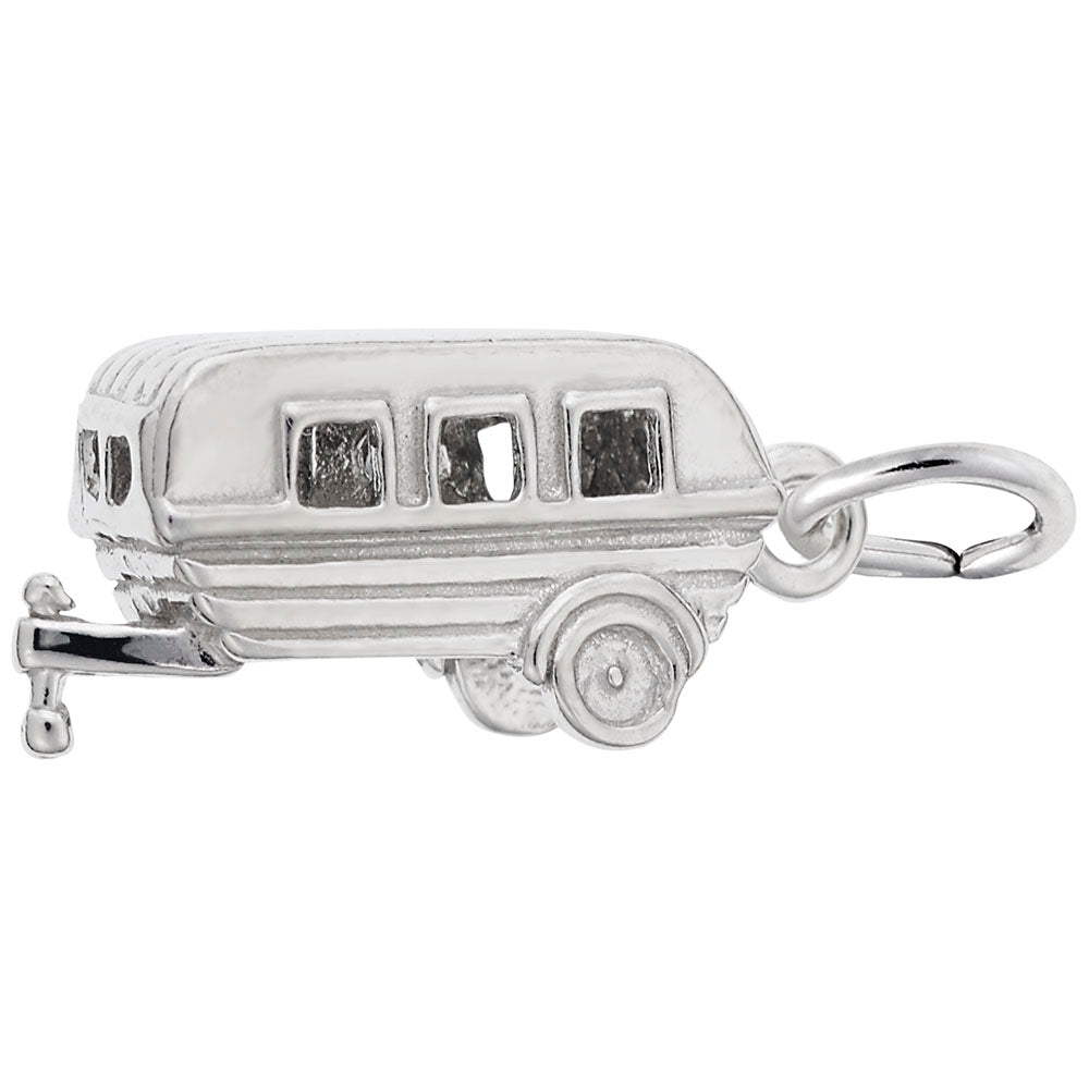 Camping Trailer Charm for Travel Lovers - Adventure Jewelry Gift 3956