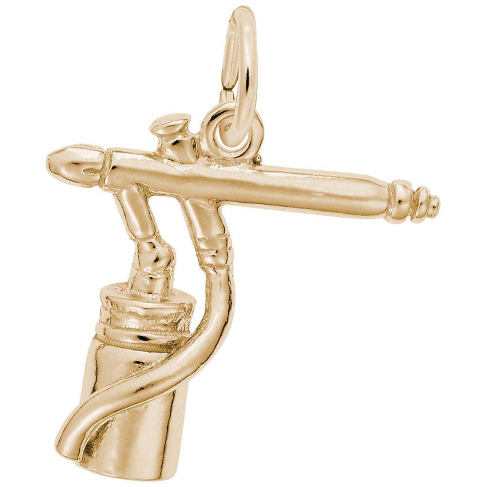 Airbrush Charm for Creative Artists - Unique Hobby Jewelry Piece 4002
