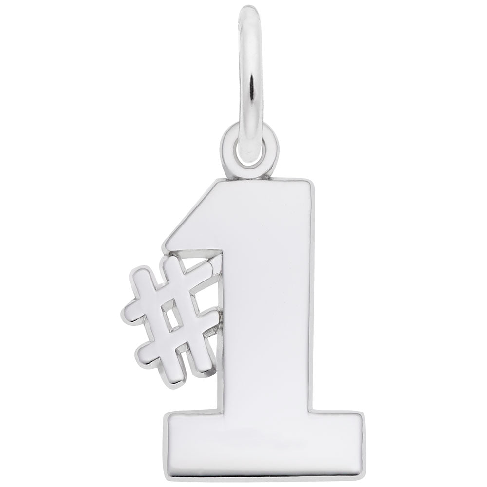 Personalized Number One Charm - Customizable Jewelry Accessory 4034