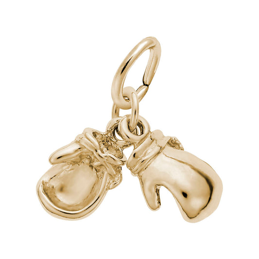Boxing Gloves Accent Charm for Sports Jewelry - Rembrandt Charms 4038