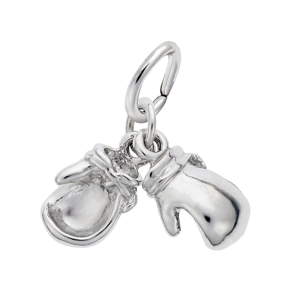 Boxing Gloves Accent Charm for Sports Jewelry - Rembrandt Charms 4038
