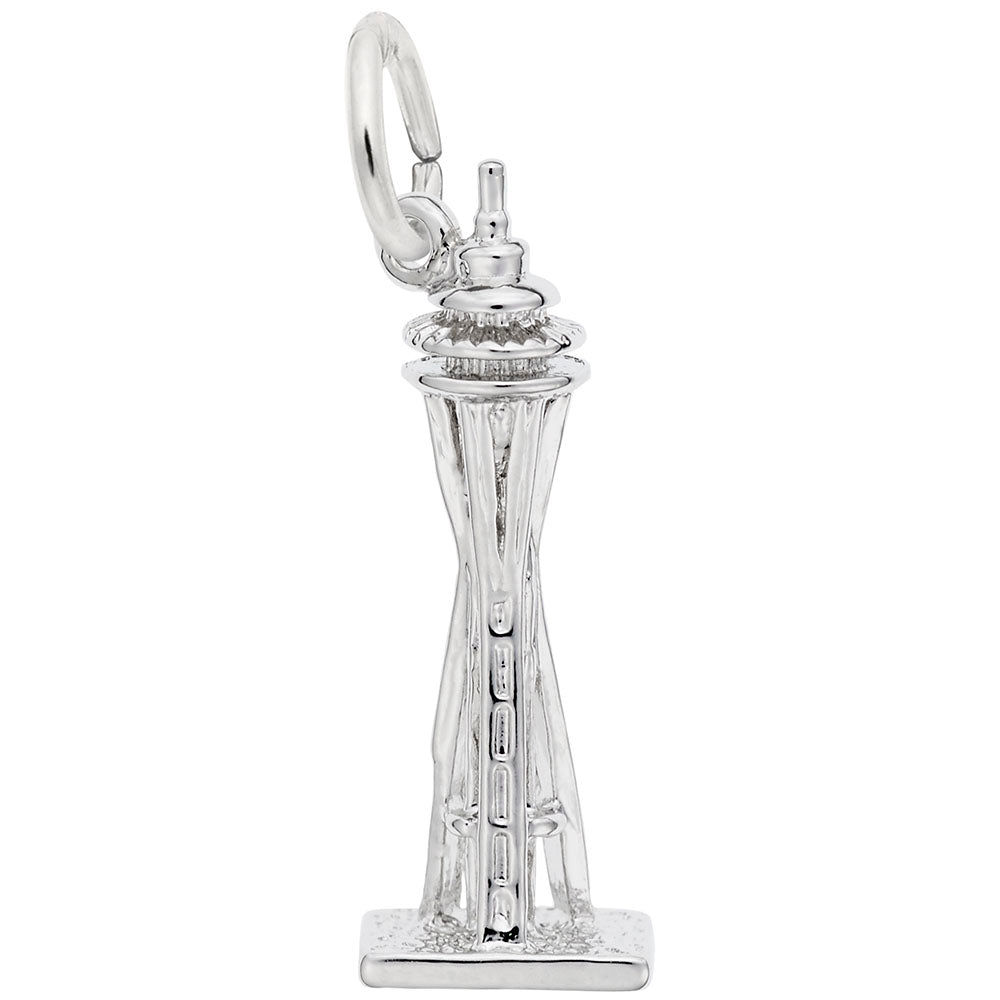 Seattle Space Needle Charm - Travel Souvenir Jewelry Gift 4080