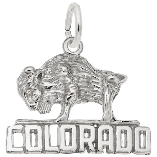 Colorado Bison Charm - Unique Travel Souvenir for Nature Lovers 4088