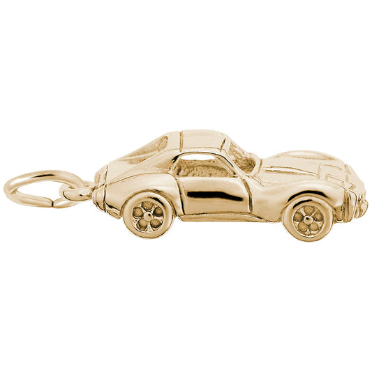 Classic American Sports Car Charm - Vintage Auto Jewelry Gift 4090