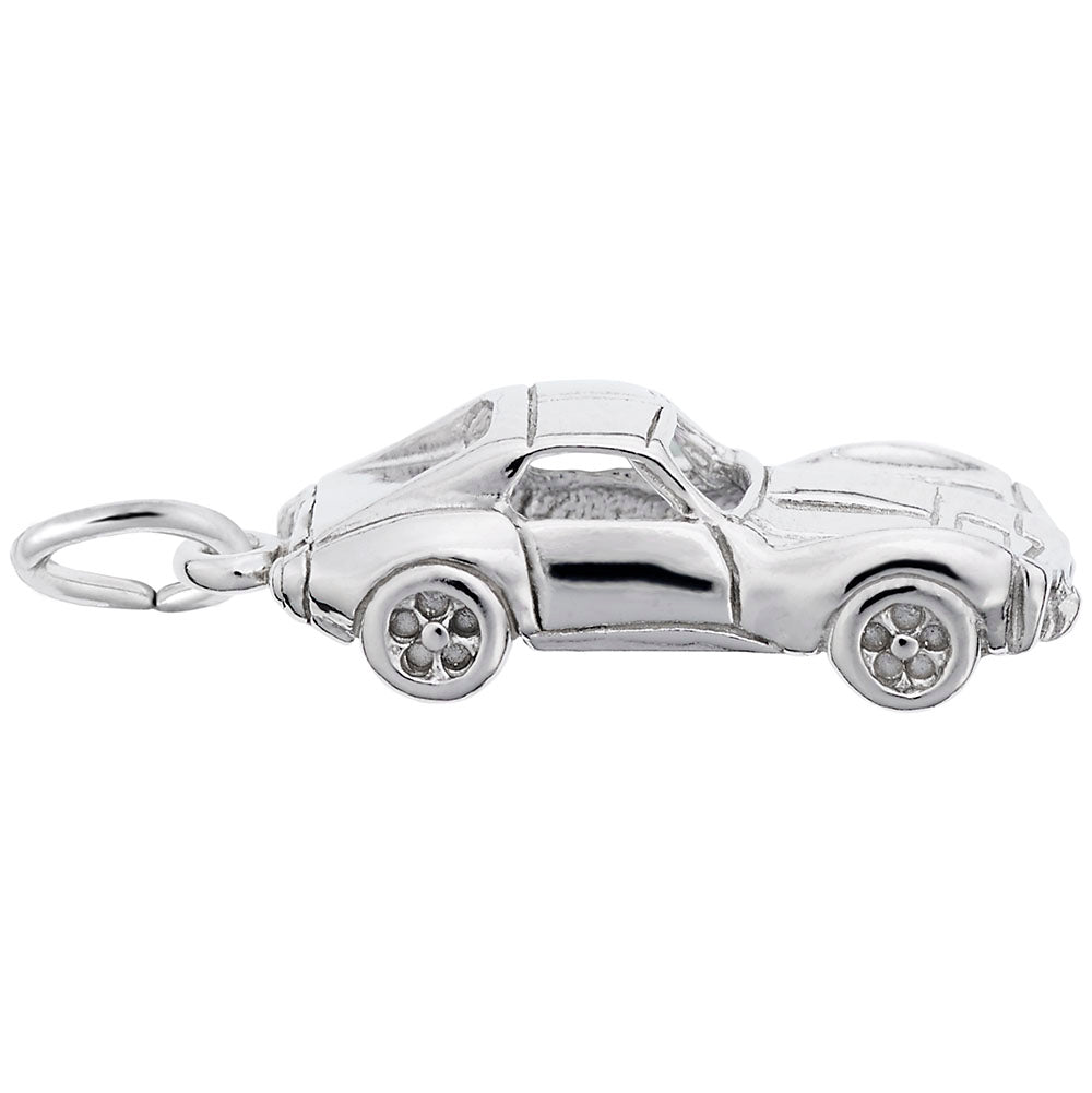 Classic American Sports Car Charm - Vintage Auto Jewelry Gift 4090