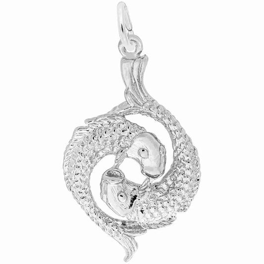 Pisces Zodiac Charm for Birthday Celebrations - Rembrandt Charms 4132