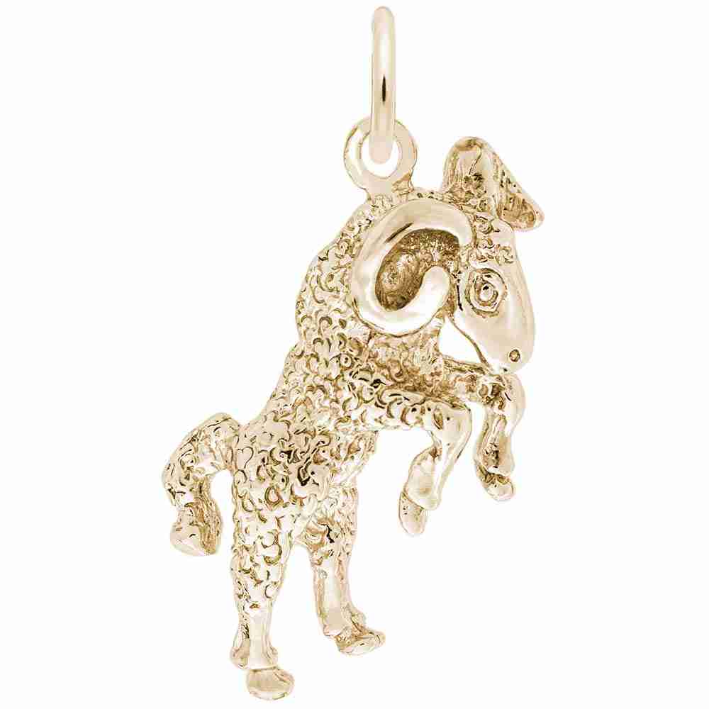 Aries Zodiac Charm for Birthday Celebrations - Rembrandt Charms 4133