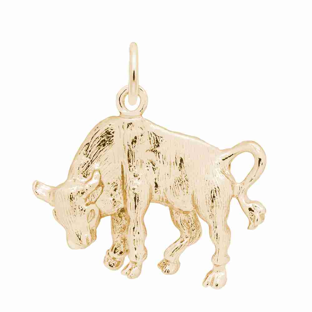 Taurus Zodiac Charm for Birthday Celebrations - Rembrandt Charms 4134