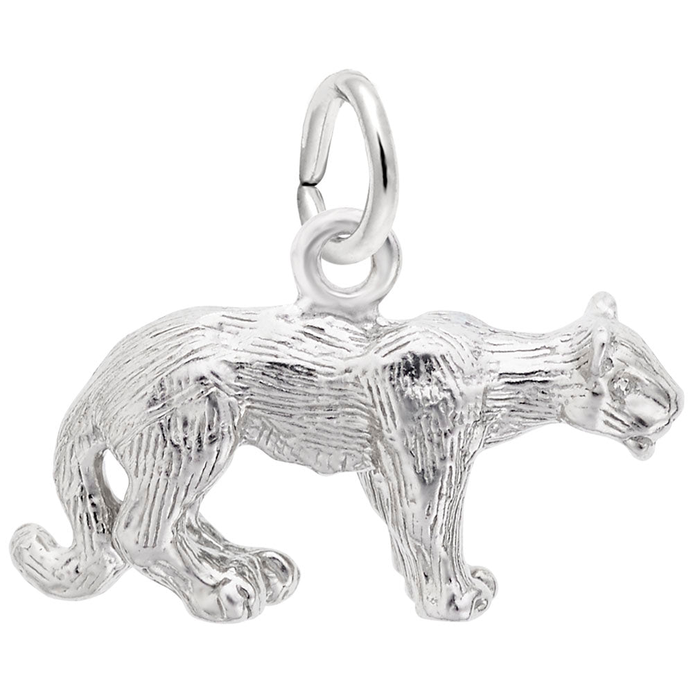 Elegant Cougar Charm for Pet Lovers - Unique Animal Jewelry 4150