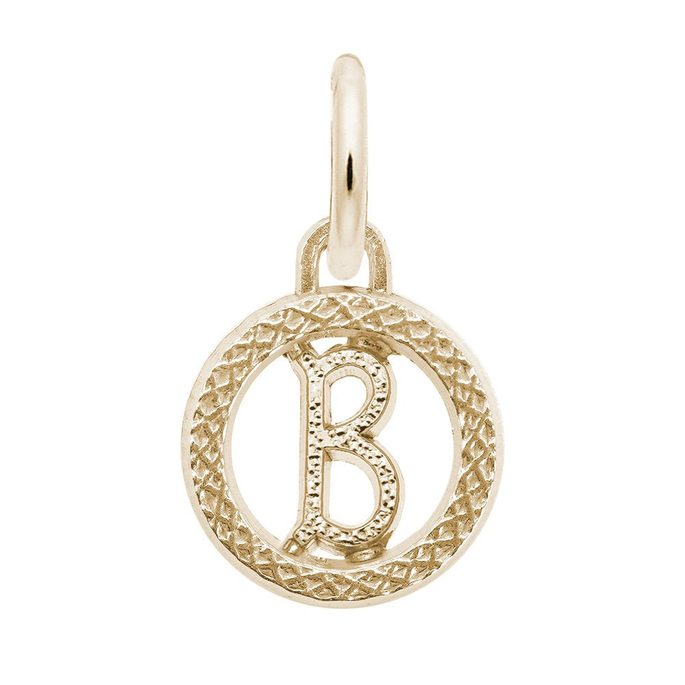 Personalized Initial 'B' Charm - Customizable Letter Jewelry 4190-002