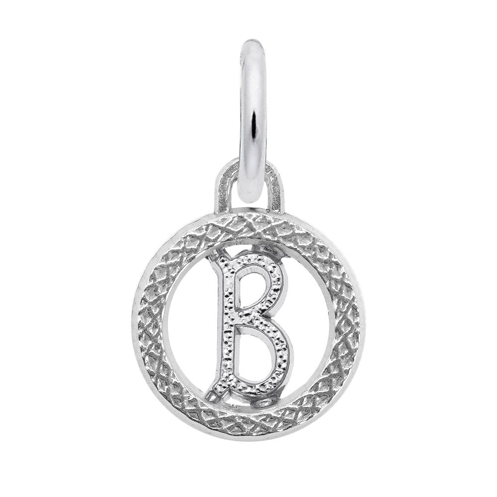 Personalized Initial 'B' Charm - Customizable Letter Jewelry 4190-002