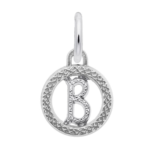 Personalized Initial 'B' Charm - Customizable Letter Jewelry 4190-002