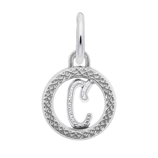 Personalized Initial 'C' Charm - Customizable Letter Jewelry 4190-003