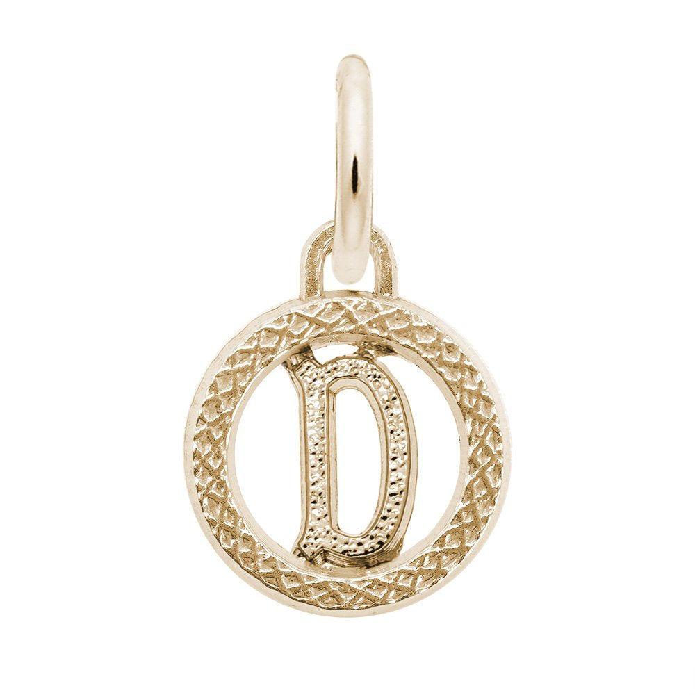 Personalized Initial D Charm - Custom Letter Jewelry for You 4190-004