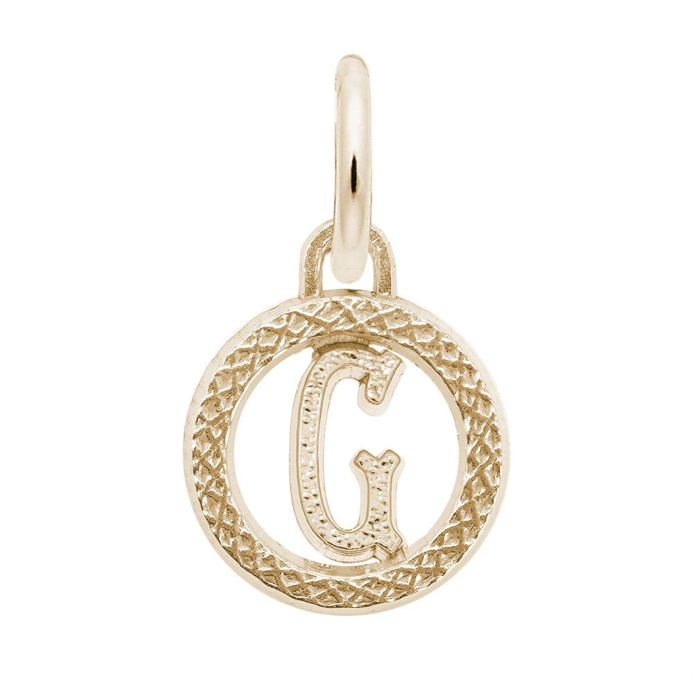 Personalized Initial 'G' Charm - Customizable Letter Jewelry 4190-007