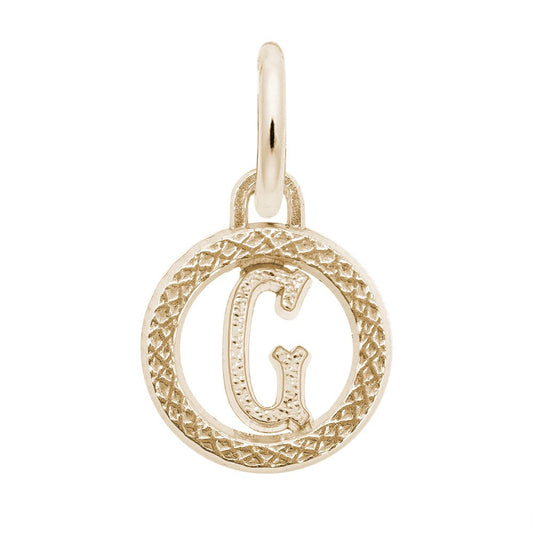 Personalized Initial 'G' Charm - Customizable Letter Jewelry 4190-007