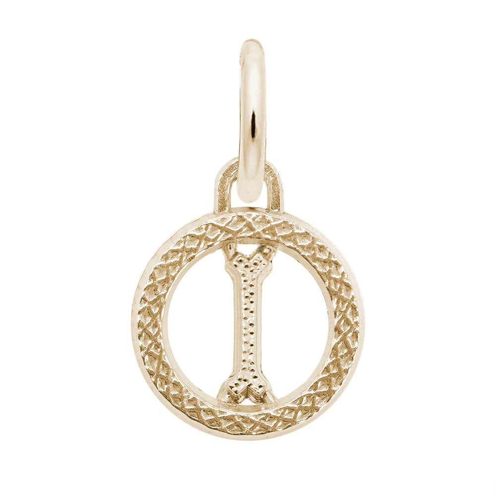 Personalized Initial 'I' Charm - Customizable Letter Jewelry 4190-009