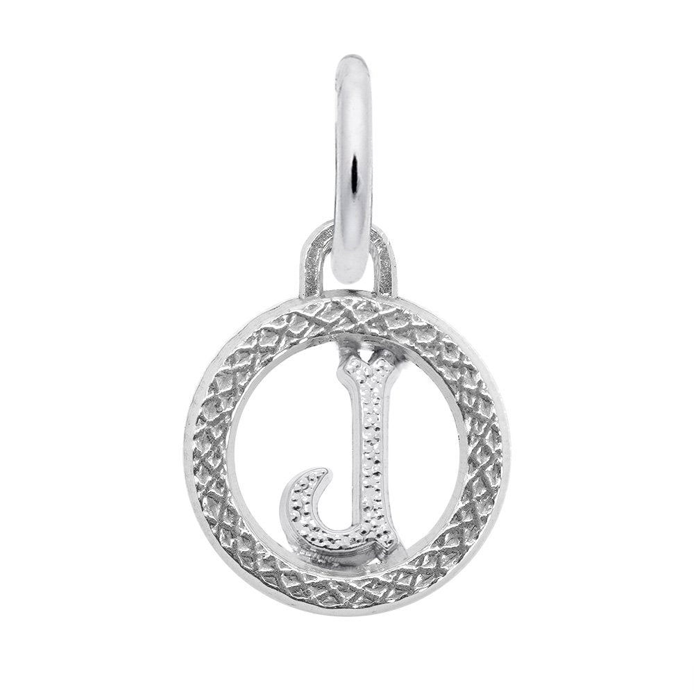 Personalized Initial 'J' Charm - Customizable Letter Jewelry 4190-010