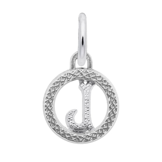 Personalized Initial 'J' Charm - Customizable Letter Jewelry 4190-010