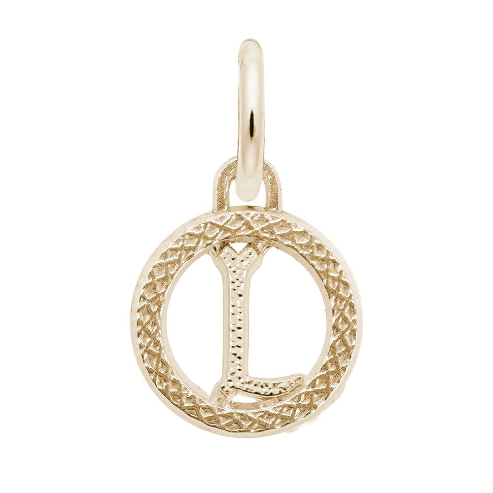 Personalized Initial L Charm - Custom Letter Jewelry for You 4190-012