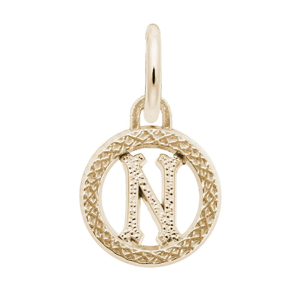Personalized Initial N Charm - Custom Letter Jewelry for You 4190-014
