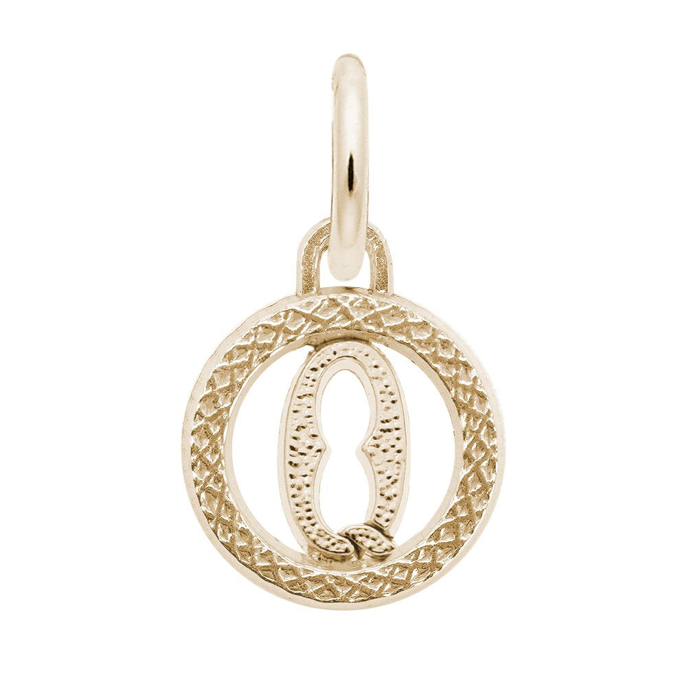 Personalized Initial Q Charm - Custom Letter Jewelry for You 4190-017