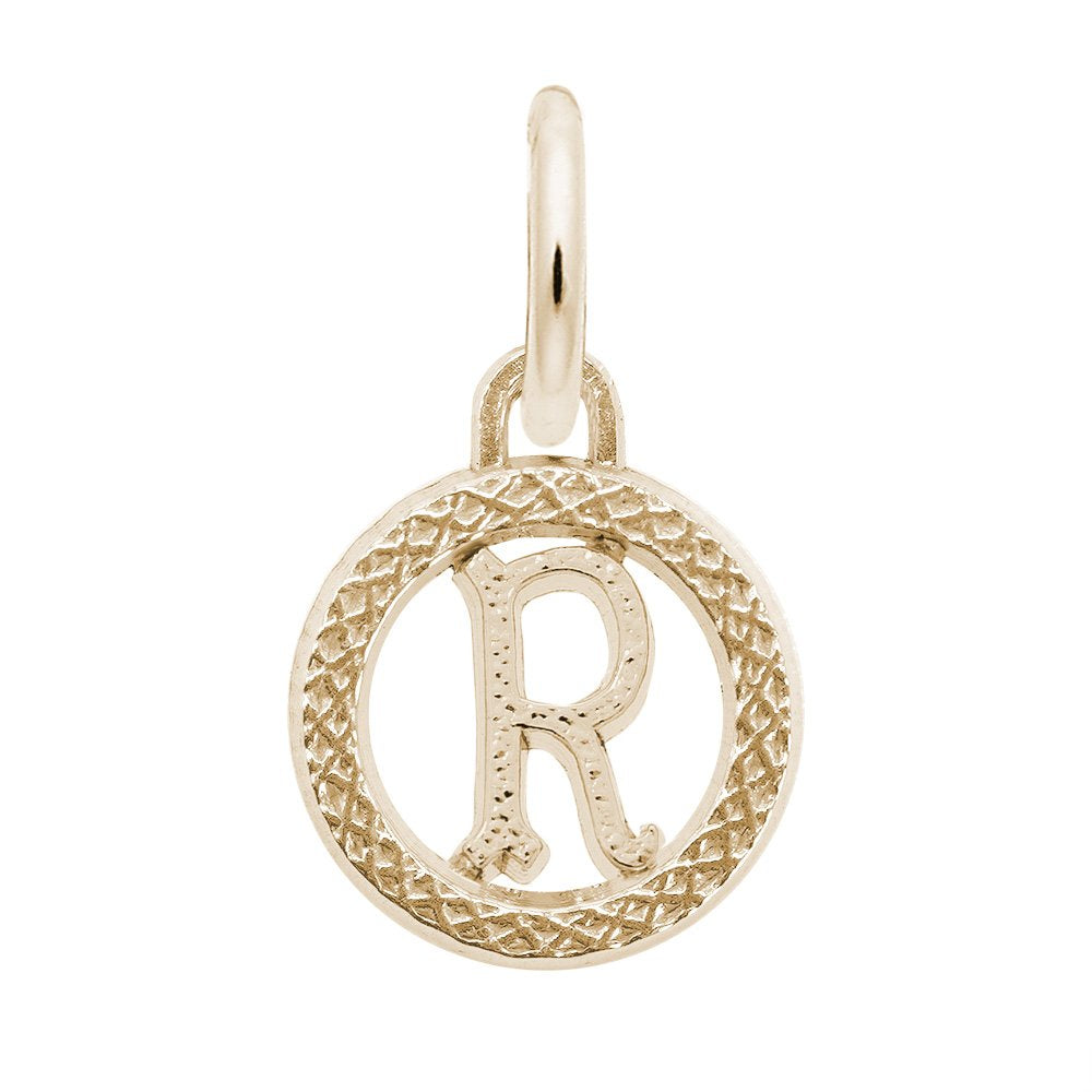 Personalized Initial R Charm - Custom Letter Jewelry for You 4190-018