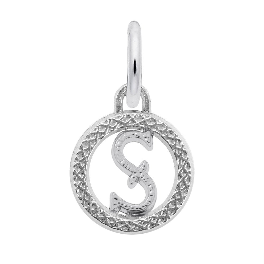 Personalized Initial S Charm - Custom Letter Jewelry for You 4190-019