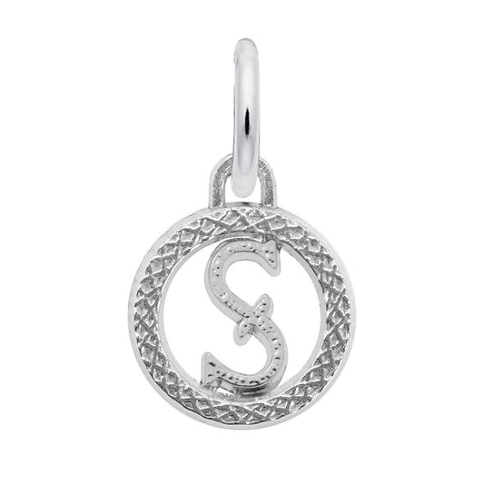 Personalized Initial S Charm - Custom Letter Jewelry for You 4190-019