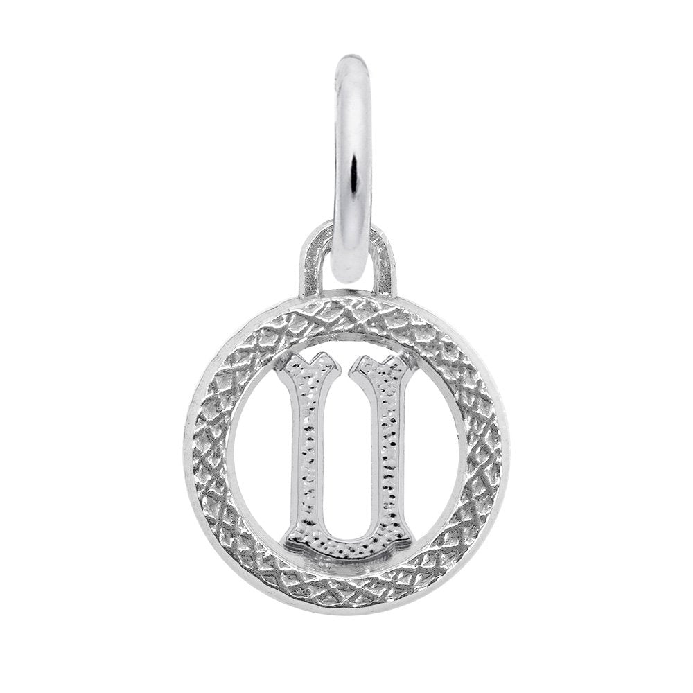 Personalized Initial 'U' Charm - Customizable Letter Jewelry 4190-021