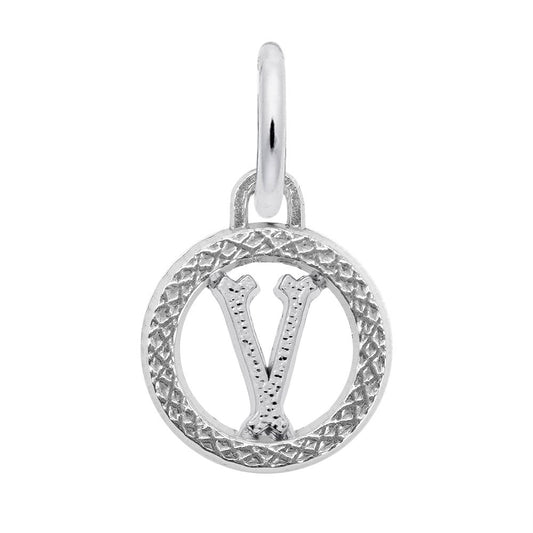 Personalized Initial V Charm - Custom Letter Jewelry for You 4190-022