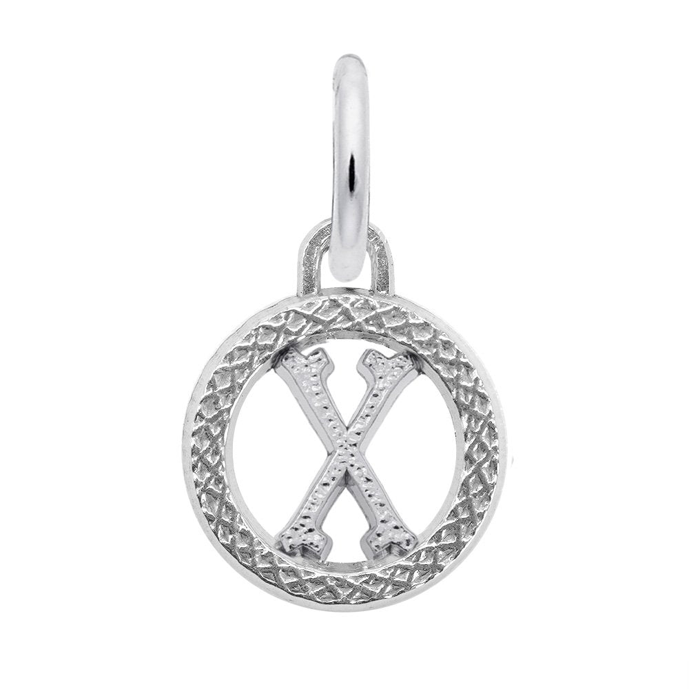 Personalized Initial X Charm - Custom Letter Jewelry for You 4190-024