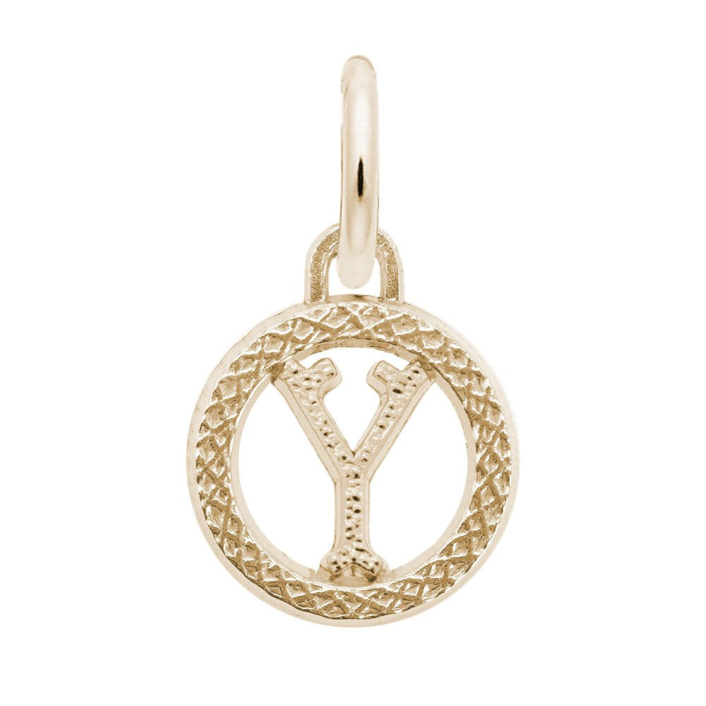 Personalized Initial 'Y' Charm - Custom Letter Jewelry Accessory 4190-025