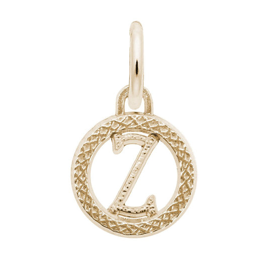 Personalized Initial Z Charm - Customizable Letter Jewelry Gift 4190-026