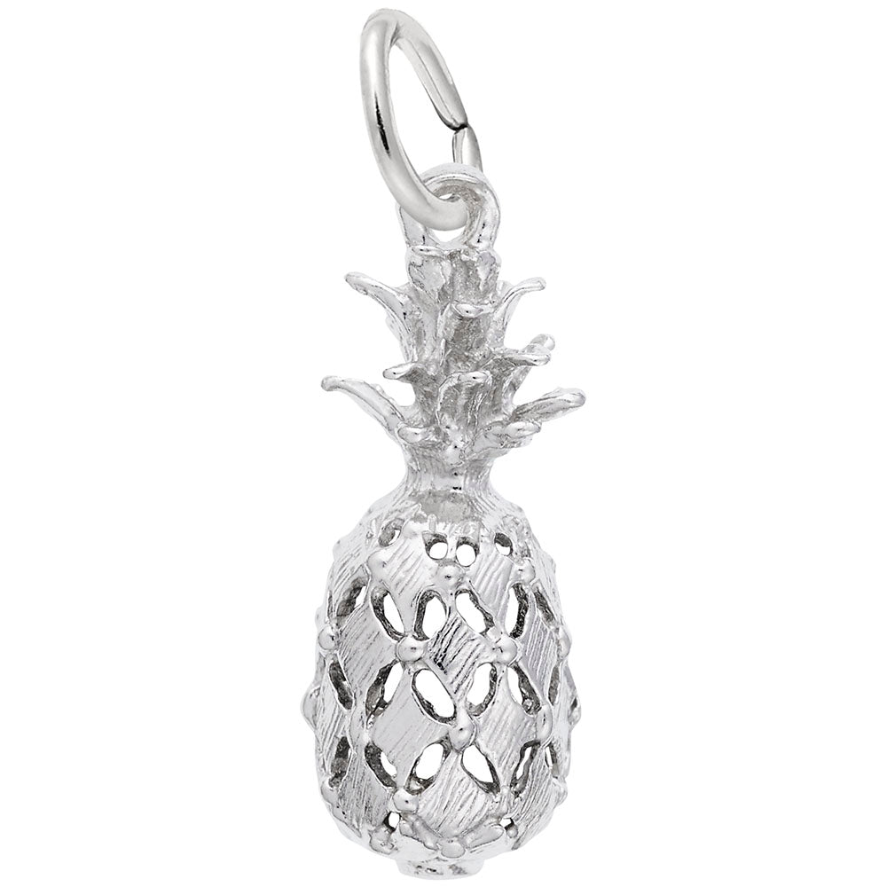 Hawaiian Pineapple Charm - Tropical Travel Jewelry for Souvenirs 4211