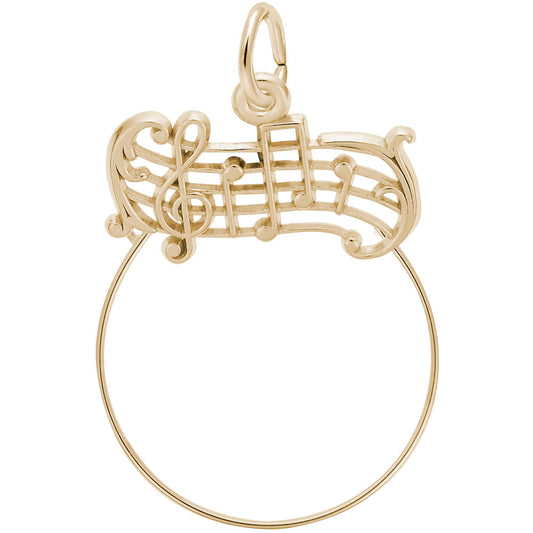 Music Staff Charm Holder