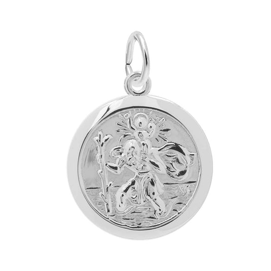 St. Christopher Disc Charm for Faith and Protection - Rembrandt 4435
