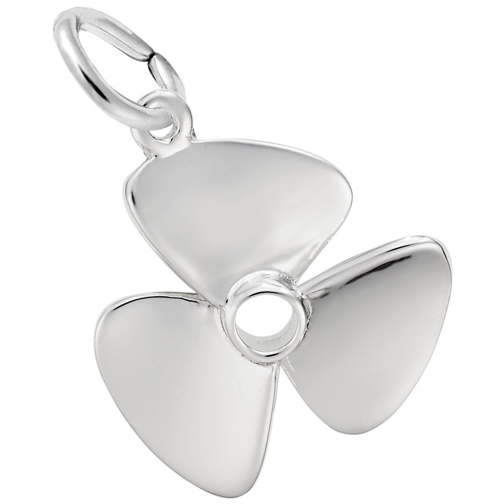 Sterling Silver Nautical Propeller Charm for Boat Lovers 4518